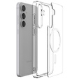 Spigen Ultra Hybrid MagSafe pouzdro pro Samsung Galaxy S25 Ultra, čiré / bílé