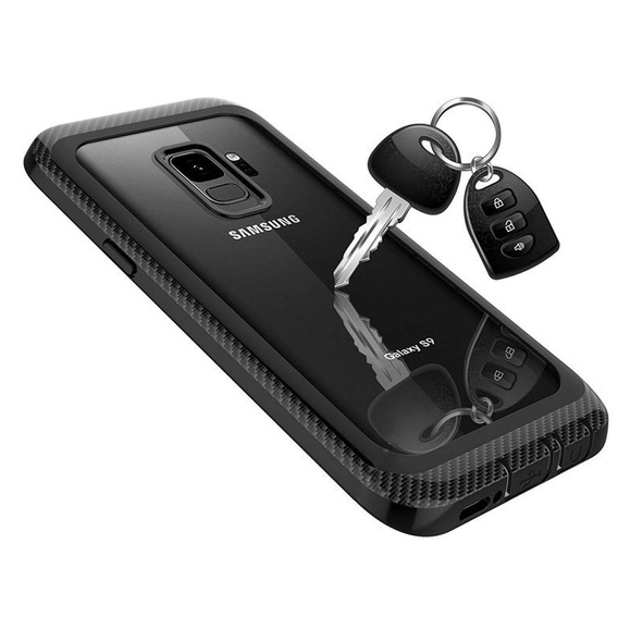 Pouzdro pro Samsung Galaxy S9, Shockproof, s fólií, modré