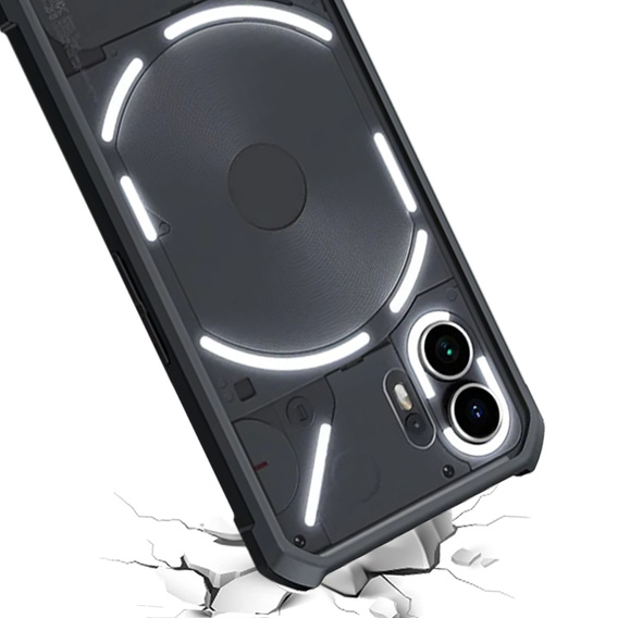 Pouzdro pro Nothing Phone 2, AntiDrop Hybrid, černé