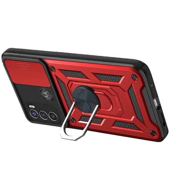 Pouzdro pro Motorola Moto G60, CamShield Slide, červené