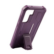 Pancéřové pouzdro pro Samsung Galaxy S21 FE, Dexnor Full Body, tmavě fialové