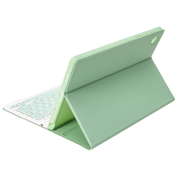 Pouzdro + klávesnice Samsung Galaxy Tab S6 Lite 10.4, Pen Slot, zelené