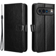 Klopové pouzdro pro Google Pixel 9 / Google Pixel 9 Pro, Crazy Horse Wallet, černé