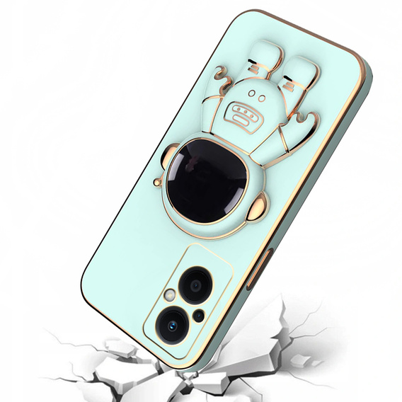 Pouzdro pro Oppo Reno7 Lite 5G, Astronaut, zelené