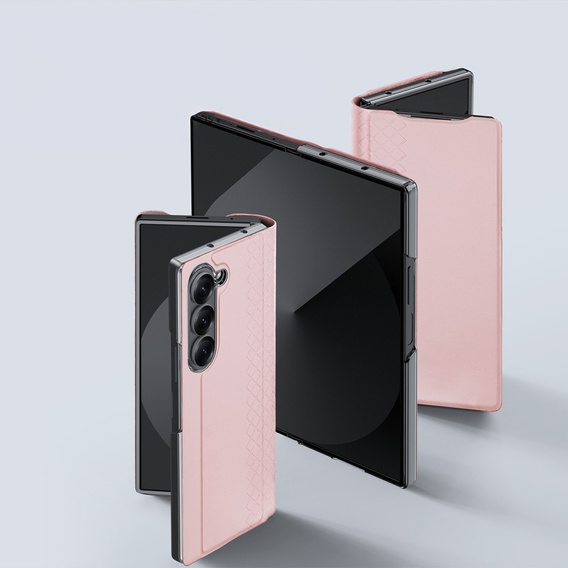 Pouzdro Dux Ducis pro Samsung Galaxy Z Fold7 5G, Bri, růžové