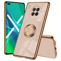 Pouzdro pro Huawei Nova 8i, Case, Electro Ring, růžové rose gold