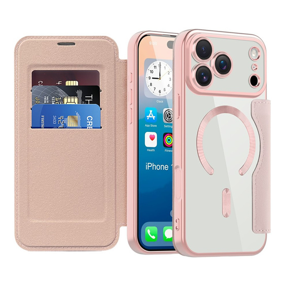 Peněženkové flipové pouzdro MagSafe RFID s ochranou fotoaparátu pro iPhone 17 Pro Max