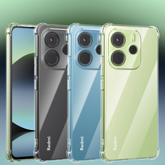Pouzdro pro Xiaomi Redmi Note 14 4G, Dropproof, průhledné