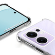 Pouzdro pro Oppo Reno 14F, vyztužené, s ochranou fotoaparátu, průhledné