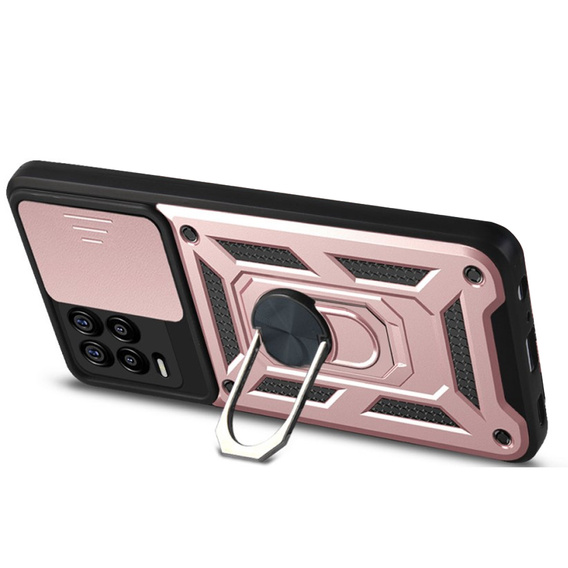 Pouzdro pro Realme 8 / 8 Pro, CamShield Slide, růžové rose gold