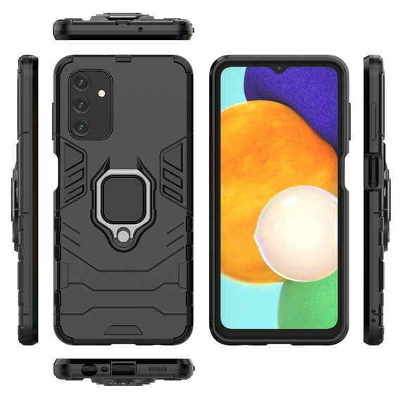 Pouzdro pro Samsung Galaxy A04S / A13 5G, Kickstand Ring, černé