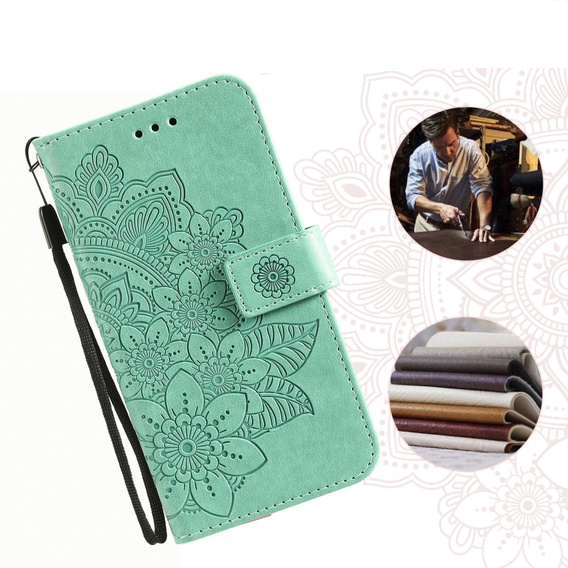 Klopové pouzdro pro Xiaomi Redmi Note 13 5G, Mandala, zelené