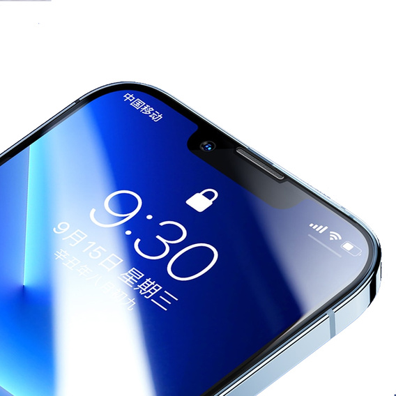 3D tvrzené sklo pro iPhone 14 Plus, černé