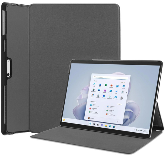 Pouzdro pro Microsoft Surface Pro 9, Stand Case With stand, šedé