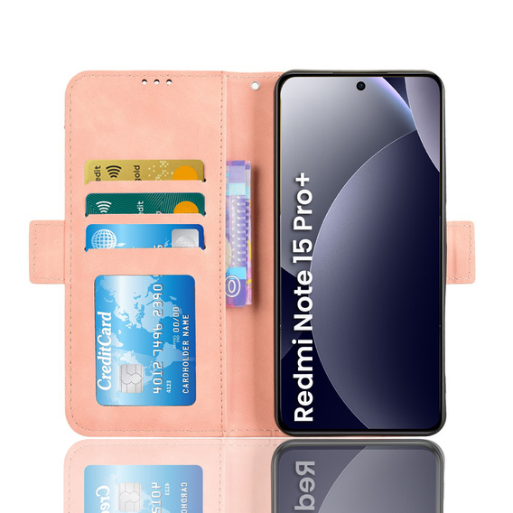 Pouzdro s klopou Card Slot pro Xiaomi Redmi Note 15 Pro Plus 5G / Poco M8 Pro 5G