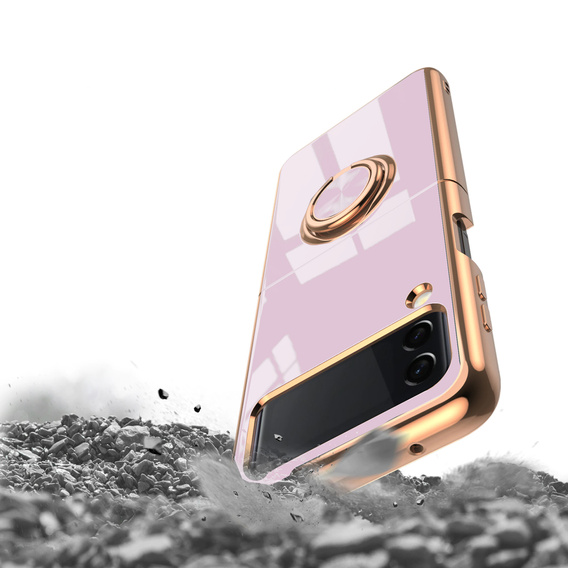 Pouzdro pro Samsung Galaxy Z Flip 4 5G, Electro Ring, fialové