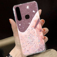 Pouzdro pro Samsung Galaxy A40, Glittery, růžové