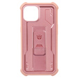 Pancéřové pouzdro pro iPhone 13 / 14, Dexnor Full Body, růžové rose gold