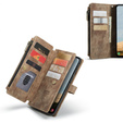 Pouzdro CASEME pro Samsung Galaxy A56 5G, Leather Wallet Cash and Card Slots, s poutkem, hnědé