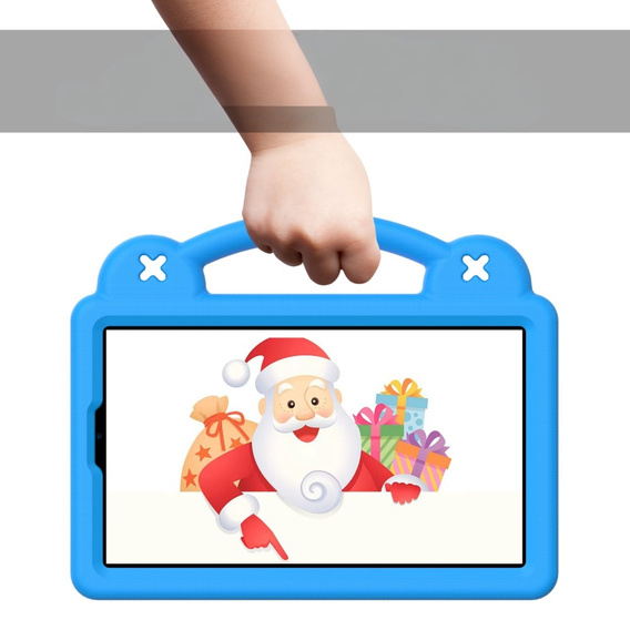 Dětské pouzdro pro Samsung Galaxy Tab A9, Cute Patterns, se stojánkem, modré