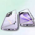 Pouzdro pro Oppo Reno 13, Magnetic Dual Glass, růžové