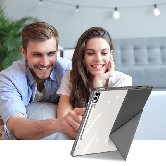 Pouzdro pro Samsung Galaxy Tab S10+ Plus, Dux Ducis MAGI, šedé