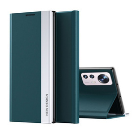 Klopové pouzdro pro Xiaomi 12 / 12X, Side Magnetic, zelené