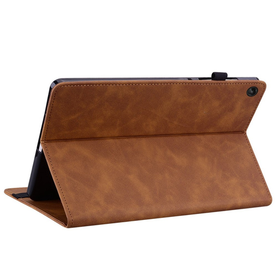 Pouzdro pro Lenovo Tab M10 10.1 Gen 3, Wallet Pen Slot, hnědé