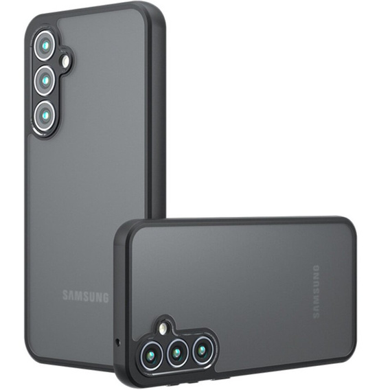 Pouzdro pro Samsung Galaxy S24+ Plus, Fusion Hybrid, s ochranou fotoaparátu, transparentní / černé