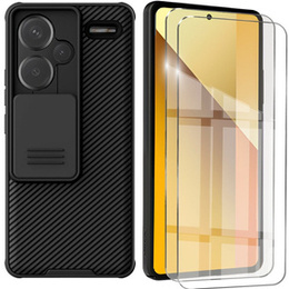 Pouzdro pro Xiaomi Redmi Note 13 Pro+, obrněné Nillkin, CamShield Pro, černé