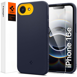 Spigen pouzdro pro iPhone 16E, Nano Pop MagSafe, námořnicky modré + tvrzené sklo 9H