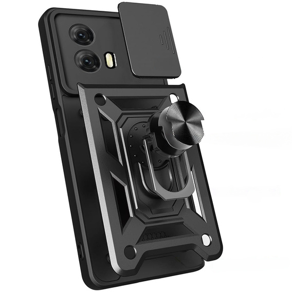 Pouzdro pro Motorola Moto E14, CamShield Slide, černé