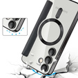 Klopové pouzdro pro Samsung Galaxy S24 FE, RFID Wallet MagSafe CamShield, černé