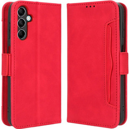 Klopové pouzdro pro Samsung Galaxy M34, Card Slot, červené