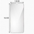 2x tvrzené sklo pro Samsung Galaxy A15 4G / A15 5G / M15, ERBORD 9H Hard Glass na displeji