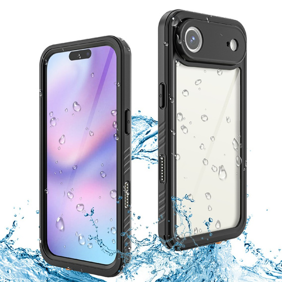 Pouzdro pro iPhone Air, vodotěsné IP68 Redpepper, černé