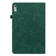 Pouzdro pro Lenovo Tab P11 Gen 2, Wallet Pen Slot, zelené