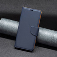 Klopové pouzdro pro Samsung Galaxy A54 5G, Wallet Litchi Magnet, námořnicky modré