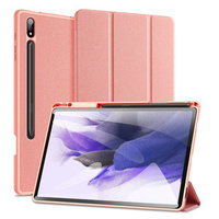 Pouzdro pro Samsung Galaxy Tab S9+ 12.4", Dux Ducis Domo, růžové rose gold