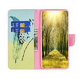 Klopové pouzdro pro Realme C53 4G, Wallet, feather, modré