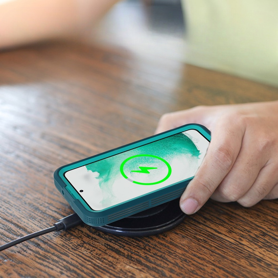 Vodotěsné pouzdro IP68 pro Samsung Galaxy S23 Plus, zelené