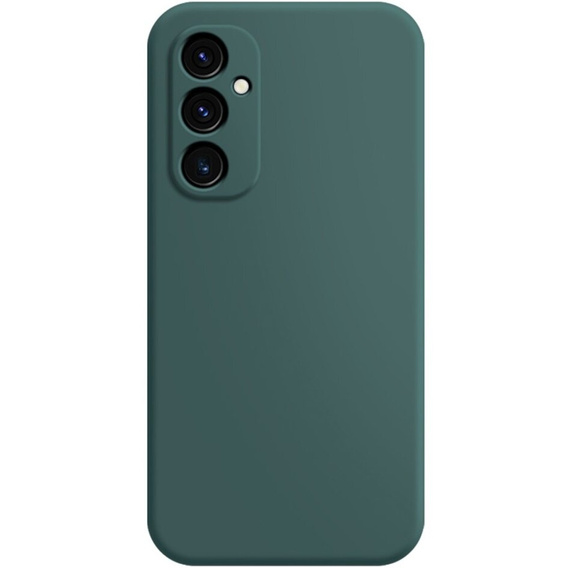 Pouzdro pro Samsung Galaxy A05s, Silicone Lite, tmavě zelené