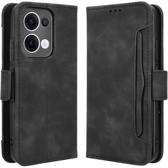 Klopové pouzdro pro Oppo Reno 13, Card Slot, černé