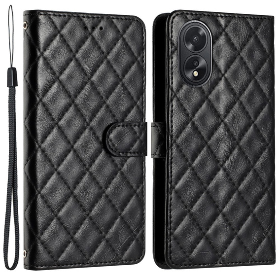Klopové pouzdro pro Oppo A38 4G / Oppo A18 4G, Wallet, BINFEN COLOR, černé