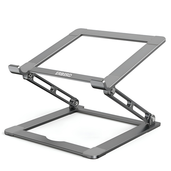 Hliníkový stojan na notebook, ERBORD ProDesk Stand, šedý