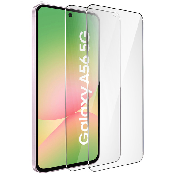 2x tvrzené sklo ERBORD 9H Hard Glass na displeji pro Samsung Galaxy A56 5G