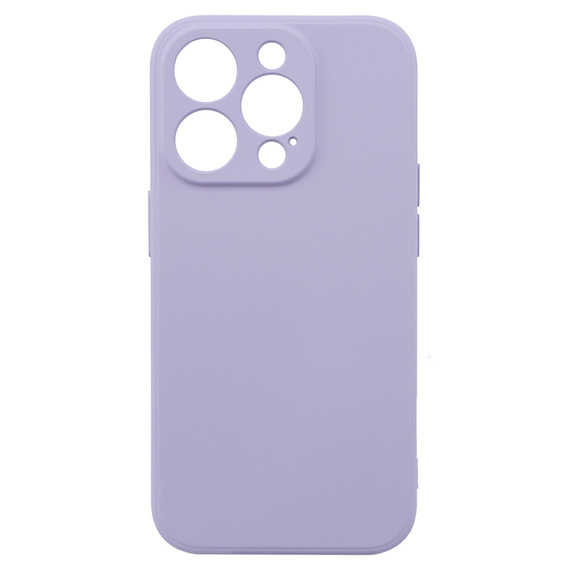 Pouzdro pro iPhone 15 Pro, Silicone Lite, fialové