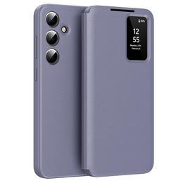 Flipové pouzdro pro Samsung Galaxy A55 5G, Smart View Wallet, fialové