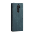 Pouzdro CASEME pro Xiaomi Redmi Note 8 Pro, Leather Wallet Case, tyrkysové