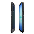 Pouzdro Spigen pro Samsung Galaxy A16 4G/ 5G, Rugged Armor MagSafe, černé + tvrzené sklo 9H